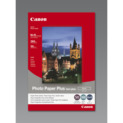 Canon SG-201 Pusiau blizgus 10x15 cm fotopopierius 260g/m², 50 vnt.