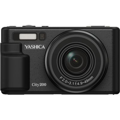 YASHICA Fotoaparatas City 200, juodas