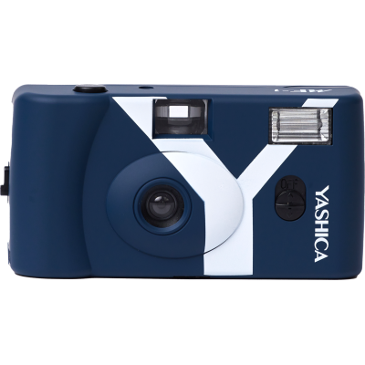 YASHICA MF-1 Daugkartinio naudojimo fotoaparatas, tamsiai mėlynas