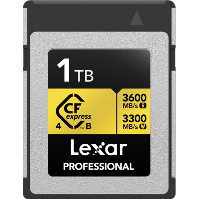 Lexar Atminties kortelė CFexpress 4.0 Pro Gold R3600/W3300, 1TB