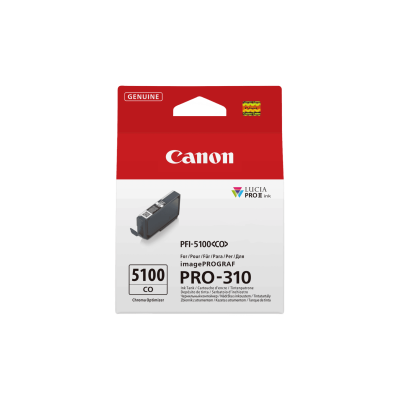 Canon PFI-5100CO Chroma Optimiser/Blizgesio stipriklio rašalinio spausdintuvo rašalo kasetė, 14,4 ml