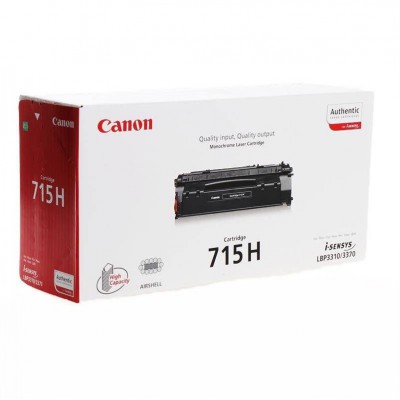 Canon 715H Black/Juoda lazerinio spausdintuvo tonerio kasetė, didelės talpos, 7000 psl.