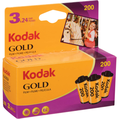 Kodak Spalvota fotojuostelė 135 Gold 200-24x3