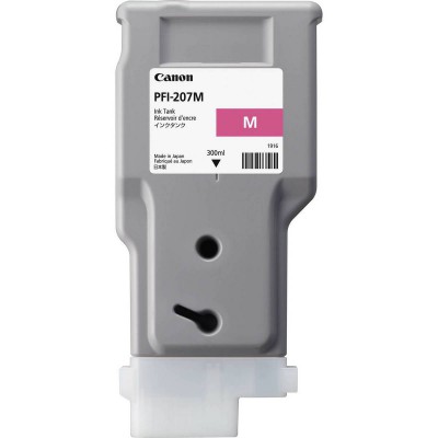 Canon PFI-207M Magenta/Purpurinė plačiaformačio spausdintuvo rašalo kasetė, 300 ml