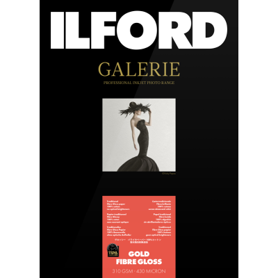 Ilford Galerie Gold Fibre Gloss Ruloninis fotopopierius 310g/m², 61cm x 15m