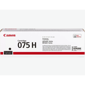 Canon 075H BK Black/Juoda lazerinio spausdintuvo tonerio kasetė, didelės talpos, 3500 psl.
