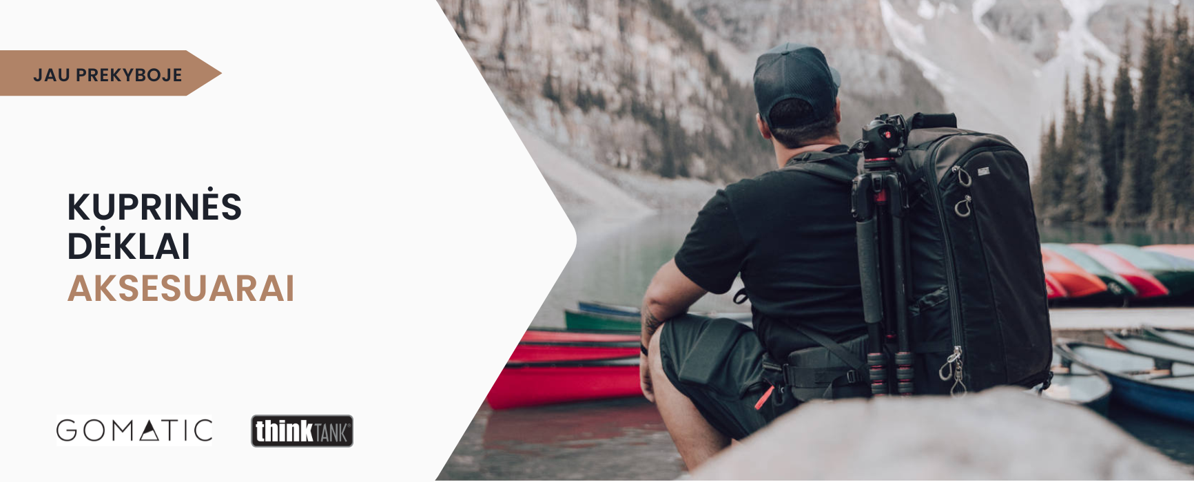 Fotoaparatų kuprinės, dėklai, aksesuarai