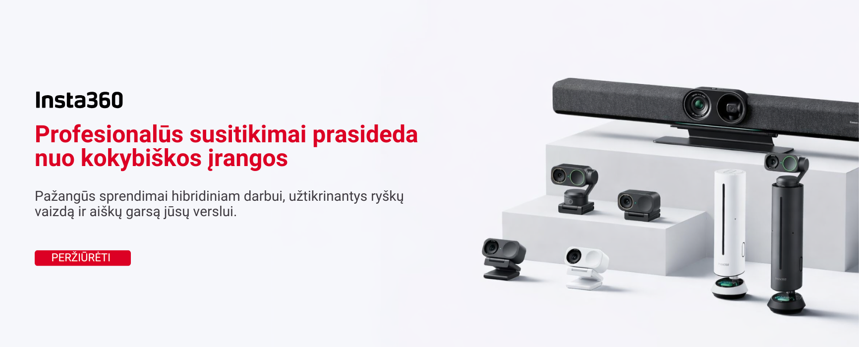 Konferencijų įranga Insta360